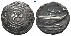 Kings of Macedon. Uncertain mint. Time of Philip V - Perseus 187-167 BC. Tetrobol AR