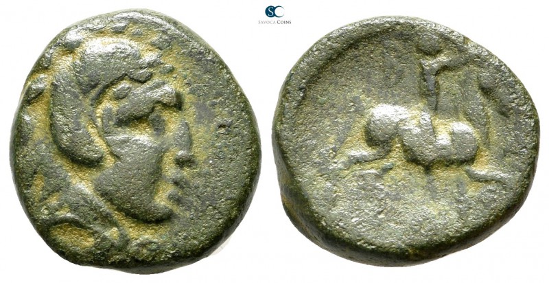 Kings of Macedon. Antigonos II Gonatas 277-239 BC. 
Bronze Æ

15 mm., 3,26 g....