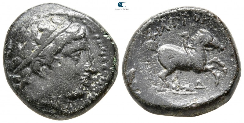 Kings of Macedon. Uncertain mint in Macedon. Philip II. 359-336 BC. 
Unit Æ

...