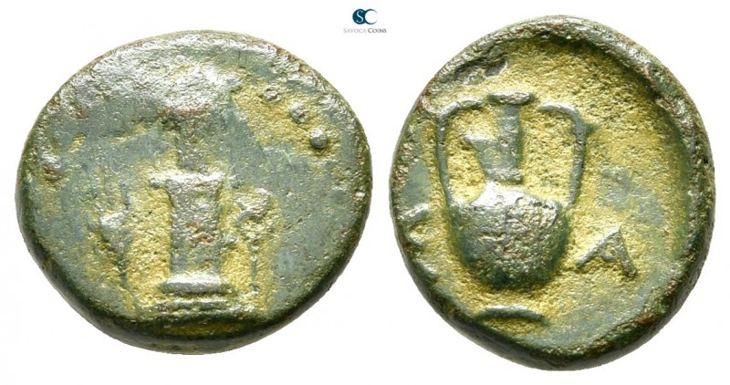 Thrace. Sestos circa 300 BC. 
Bronze Æ

12 mm., 1,62 g.



very fine