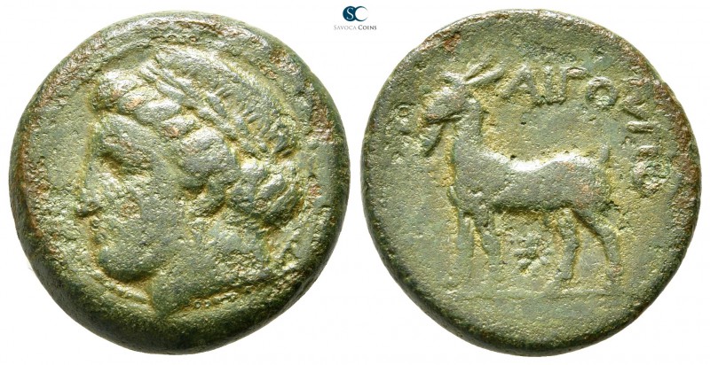 The Thracian Chersonese. Aegospotami circa 300 BC. 
Bronze Æ

20 mm., 6,97 g....