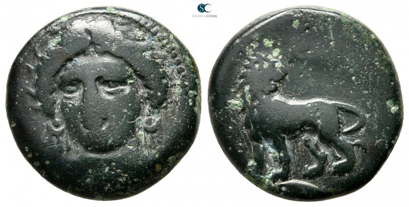 The Thracian Chersonese. Cardia circa 350-309 BC. 
Bronze Æ

18 mm., 6,03 g....