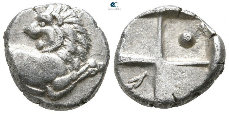 The Thracian Chersonese. Chersonesos circa 386-338 BC. 
Hemidrachm AR

13 mm....