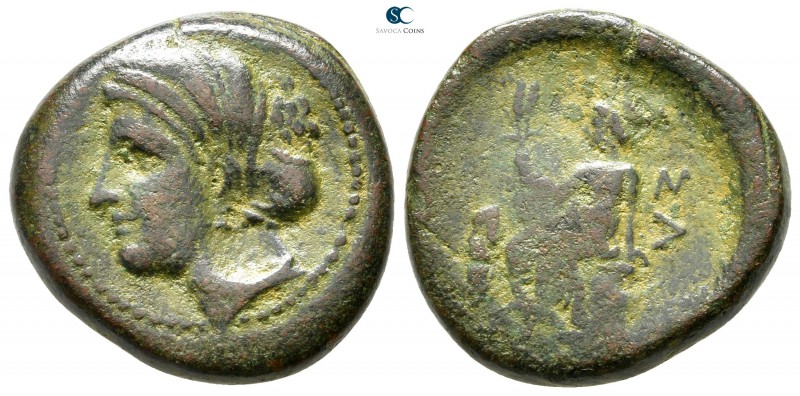 The Thracian Chersonese. Sestos 200-100 BC. 
Bronze Æ

22 mm., 8,47 g.


...