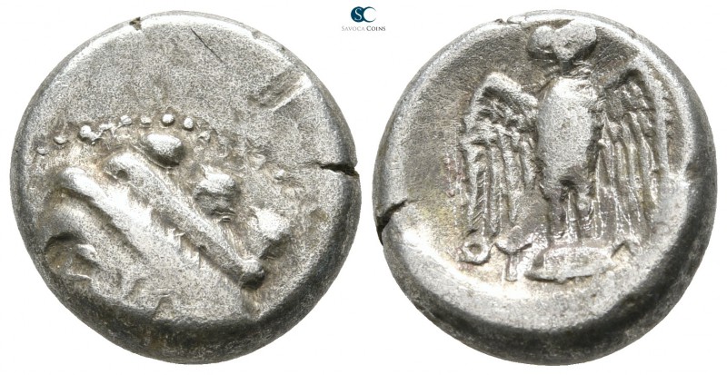 Pontos. Amisos 435-370 BC. 
Siglos AR

15 mm., 3,87 g.



nearly very fin...