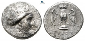Pontos. Amisos. ΔΗΜΗΤΡΙΟΣ (Demetrios), magistrate 250-150 BC. Hemidrachm AR