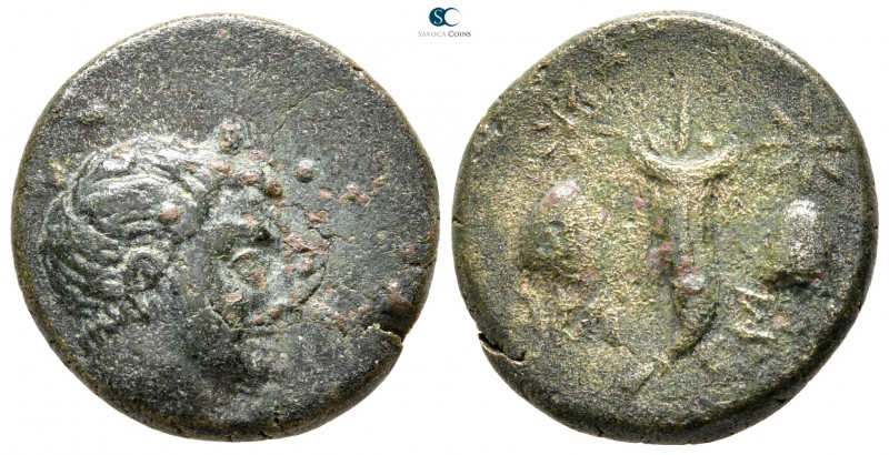 Pontos. Amisos. Time of Mithradates VI Eupator 125-100 BC. 
Bronze Æ

17 mm.,...