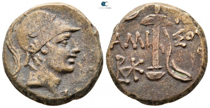 Pontos. Amisos circa 85-65 BC. 
Bronze Æ

19 mm., 8,71 g.



very fine