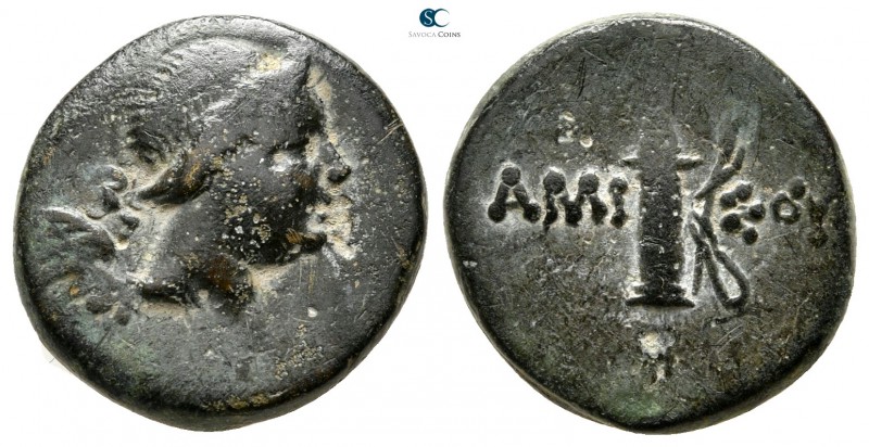 Pontos. Amisos circa 85-65 BC. 
Bronze Æ

17 mm., 4,29 g.



nearly very ...