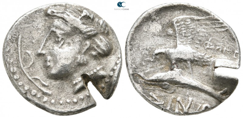 Paphlagonia. Sinope 330-300 BC. 
Drachm AR

21 mm., 5,19 g.



very fine