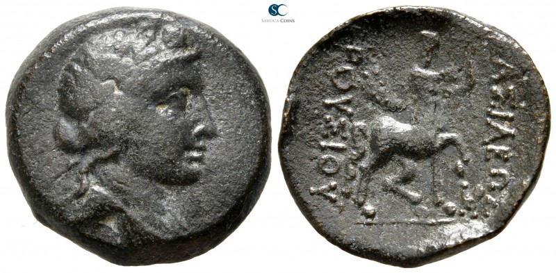 Kings of Bithynia. Nikomedeia. Prusias II Cynegos 182-149 BC. 
Bronze Æ

22 m...