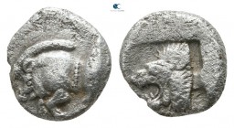 Mysia. Kyzikos 450-400 BC. Hemiobol AR