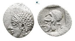 Mysia. Lampsakos circa 500-450 BC. Tetartemorion AR