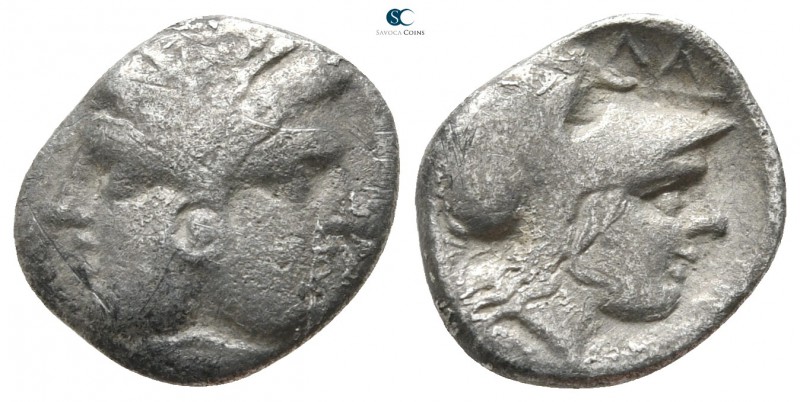 Mysia. Lampsakos circa 390-330 BC. 
Diobol AR

12 mm., 1,05 g.



nearly ...