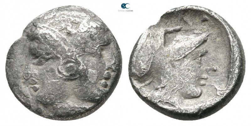 Mysia. Lampsakos circa 390-330 BC. 
Diobol AR

10 mm., 1,43 g.



nearly ...