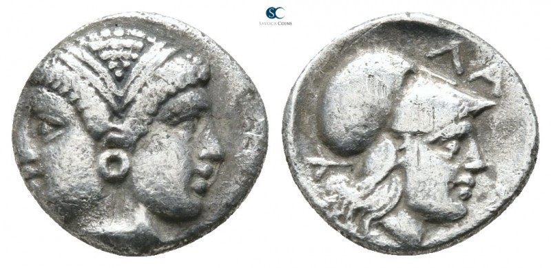 Mysia. Lampsakos circa 390-330 BC. 
Diobol AR

11 mm., 1,21 g.



very fi...