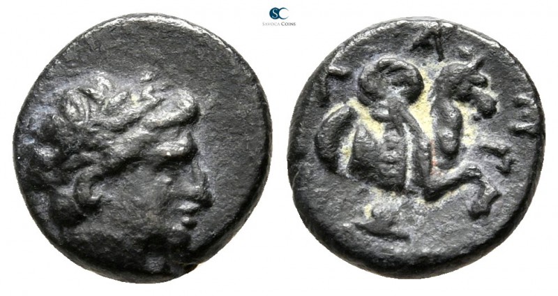 Mysia. Lampsakos circa 350-250 BC. 
Trihemiobol AR

11 mm., 1,12 g.



ve...