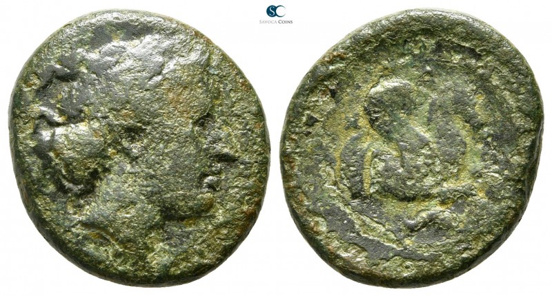 Mysia. Lampsakos 350-250 BC. 
Bronze Æ

19 mm., 4,78 g.



very fine