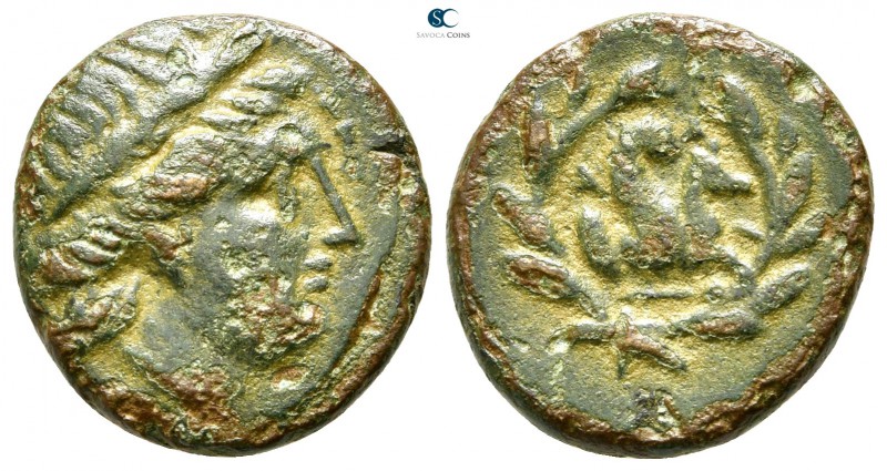 Mysia. Lampsakos circa 200-0 BC. 
Bronze Æ

19 mm., 3,93 g.



very fine