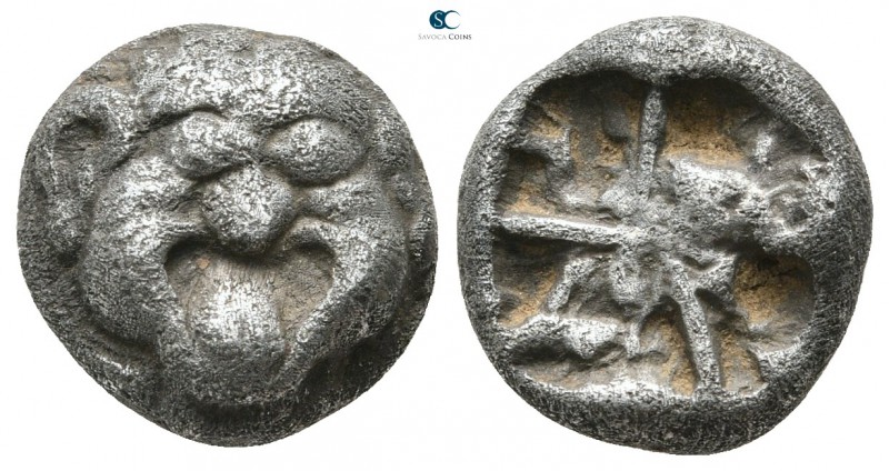 Mysia. Parion 500-470 BC. 
Drachm AR

13 mm., 3,86 g.



very fine