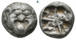 Mysia. Parion 500-470 BC. Drachm AR