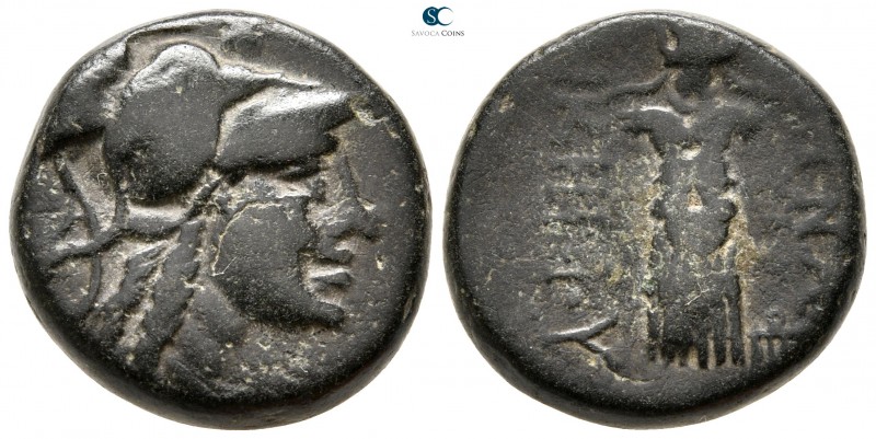 Mysia. Pergamon circa 200-133 BC. 
Bronze Æ

18 mm., 8,57 g.



nearly ve...
