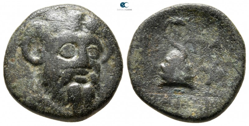 Mysia. Pitane 400-300 BC. 
Bronze Æ

16 mm., 2,96 g.



fine