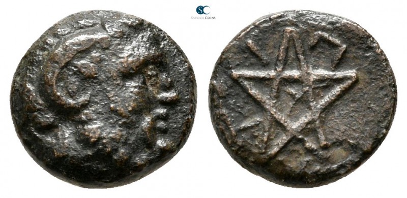 Mysia. Pitane 400-300 BC. 
Bronze Æ

10 mm., 1,07 g.



very fine