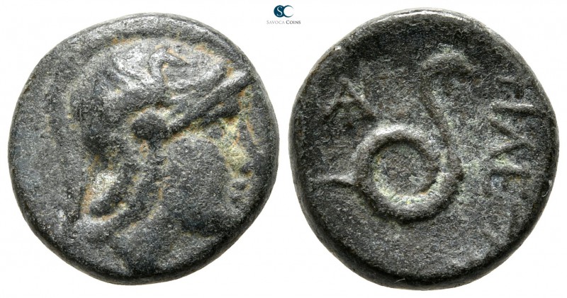 Kings of Pergamon. Pergamon. Philetairos 282-263 BC. 
Bronze Æ

14 mm., 3,30 ...