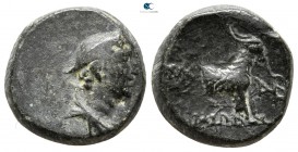 Aeolis. Aigai  circa 200-0 BC. Bronze Æ