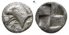 Aeolis. Kyme  circa 480-450 BC. Hemiobol AR