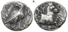 Aeolis. Kyme  circa 350-250 BC. Hemidrachm AR