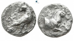 Aeolis. Kyme  circa 350-250 BC. Hemidrachm AR