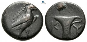 Aeolis. Kyme  circa 320-250 BC. Bronze Æ