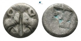 Lesbos. Uncertain mint circa 500-450 BC. Billon Obol