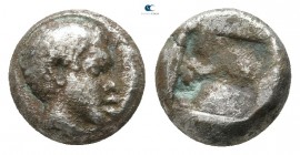 Lesbos. Uncertain mint circa 480 BC. 1/12 Stater BI