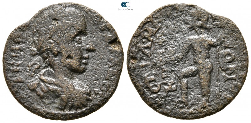 Aiolis. Kyme. Gordian III. AD 238-244. 
Bronze Æ

20 mm., 3,39 g.



fine...