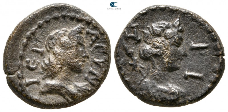 Aiolis. Myrina. Pseudo-autonomous issue circa AD 100-200. 
Bronze Æ

16 mm., ...