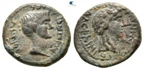 Aiolis. Temnos 6-5 BC. C. Asinius Gallus, proconsul of Asia. Bronze Æ