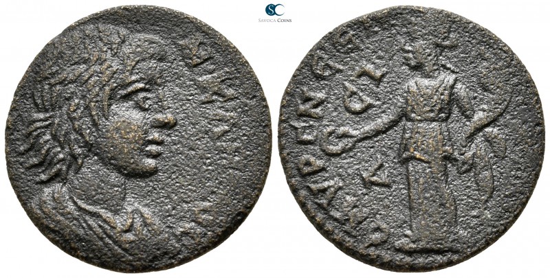 Ionia. Smyrna. Pseudo-autonomous issue AD 253-260. 
Bronze Æ

23 mm., 6,22 g....