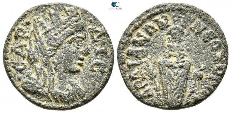 Lydia. Sardeis . Pseudo-autonomous issue AD 198-222. 
Bronze Æ

18 mm., 3,13 ...