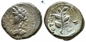 Seleucis and Pieria. Antioch. Semi-autonomous issue AD 128-129. Dichalkon Æ