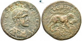 Seleucis and Pieria. Laodicea ad Mare. Macrinus AD 217-218. Bronze Æ