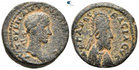 Mesopotamia. Edessa. Gordian III, with Abgar X Phraates AD 238-244. Bronze Æ