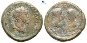 Judaea. Aelia Capitolina (Jerusalem). Antoninus Pius, with Lucius Verus as Caesar and Faustina Junior AD 138-161. Bronze Æ