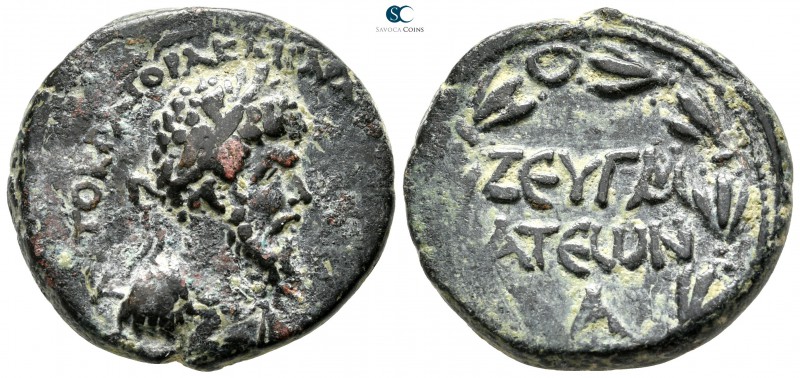 Commagene. Zeugma. Lucius Verus AD 161-169. 
Bronze Æ

23 mm., 10,16 g.


...