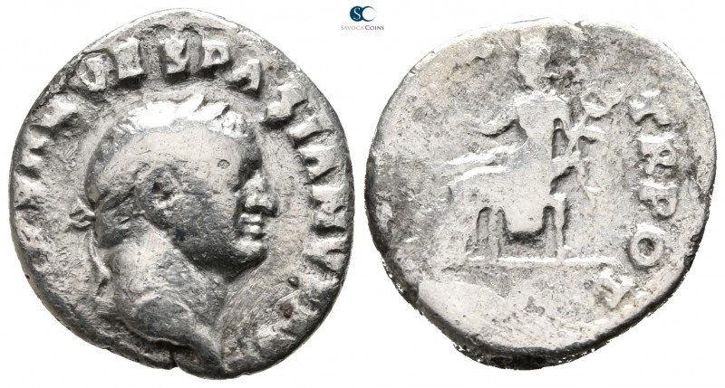 Vespasian AD 69-79. Rome
Denarius AR

19 mm., g.



fine