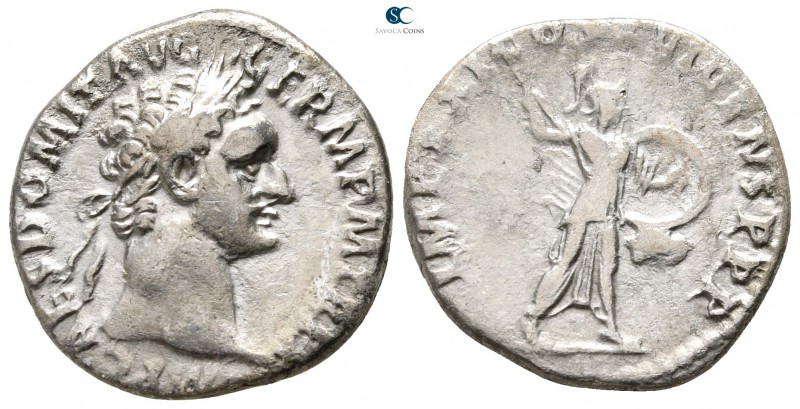 Domitian AD 81-96. Rome
Denarius AR

18 mm., 3,23 g.



nearly very fine
