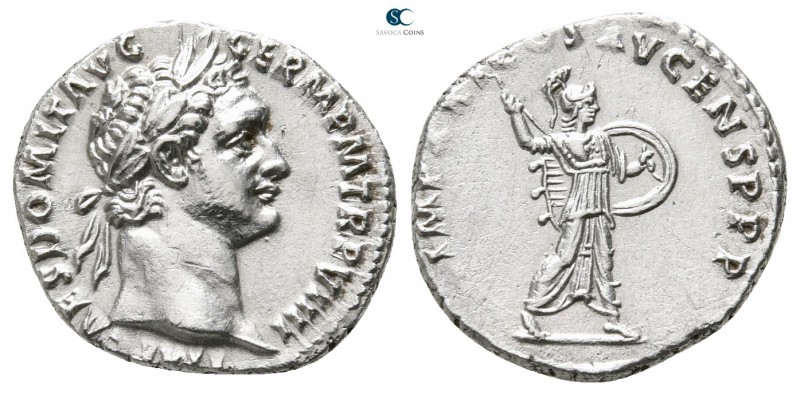 Domitian AD 81-96. Rome
Denarius AR

18 mm., 3,26 g.



very fine