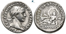 Trajan AD 98-117. Rome. Denarius AR